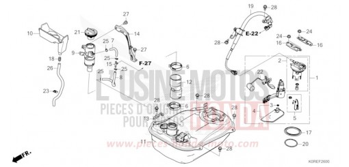 RESERVOIR A CARBURANT SH125ADT de 2026